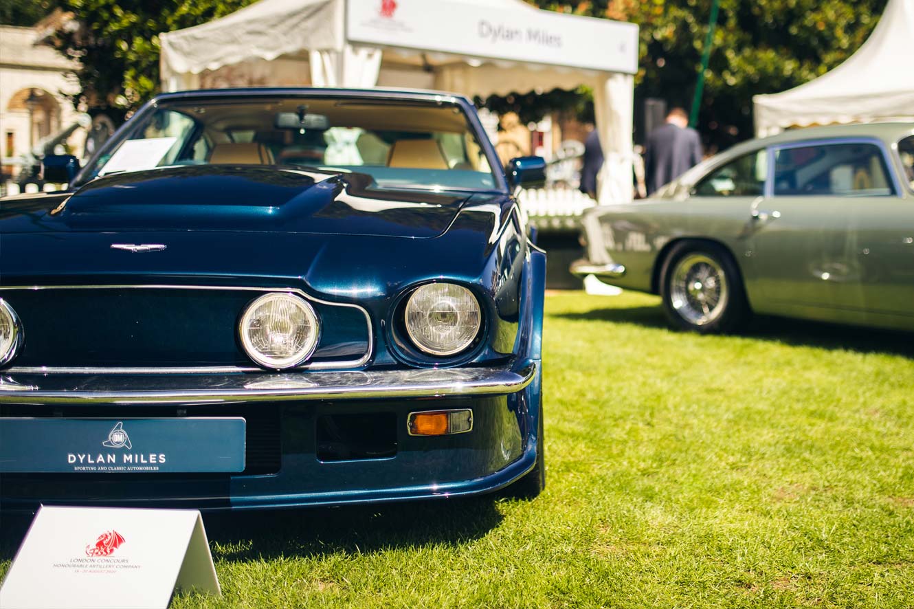 London Concours Blue Aston Martin Vantage