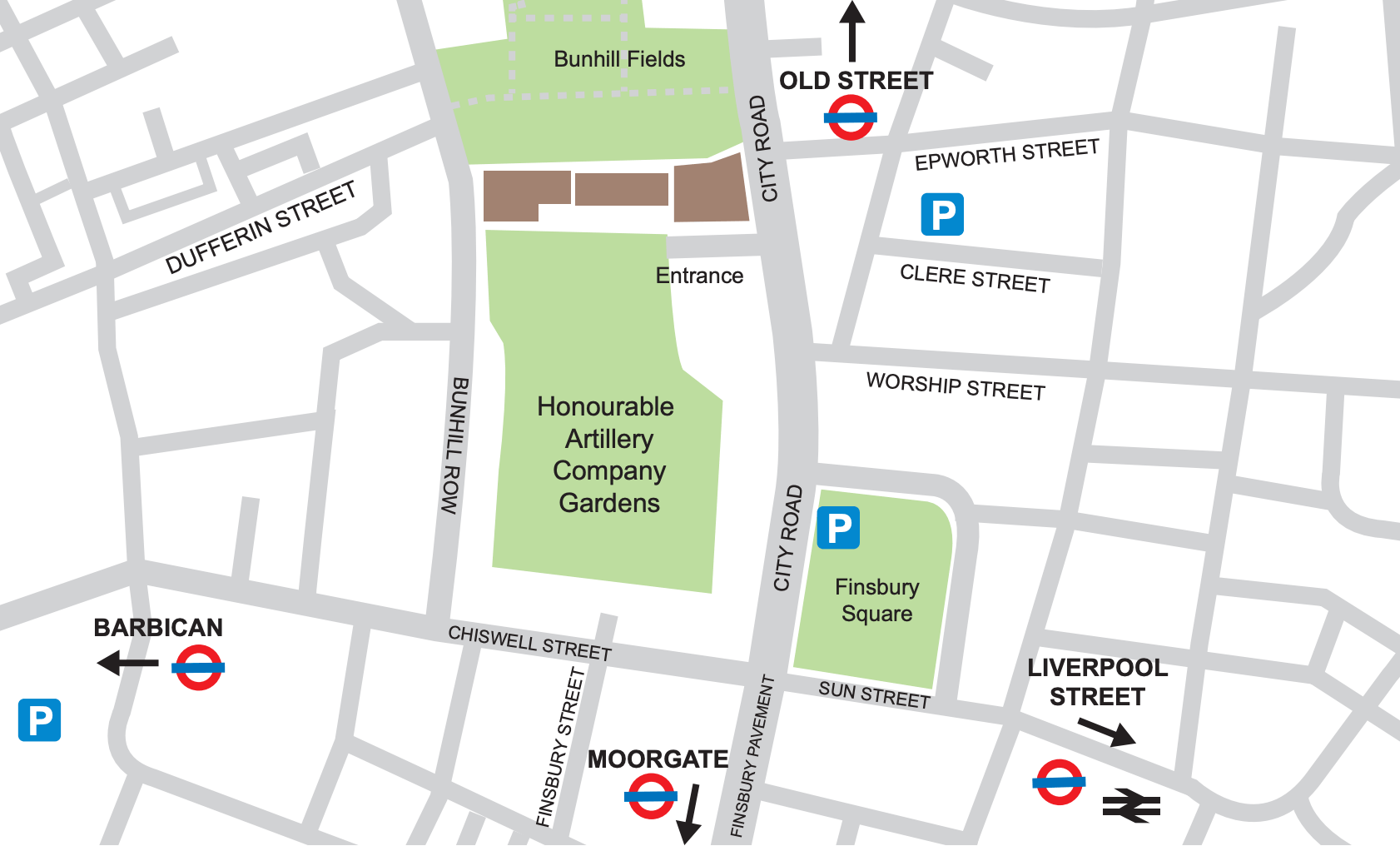 London Concours Map