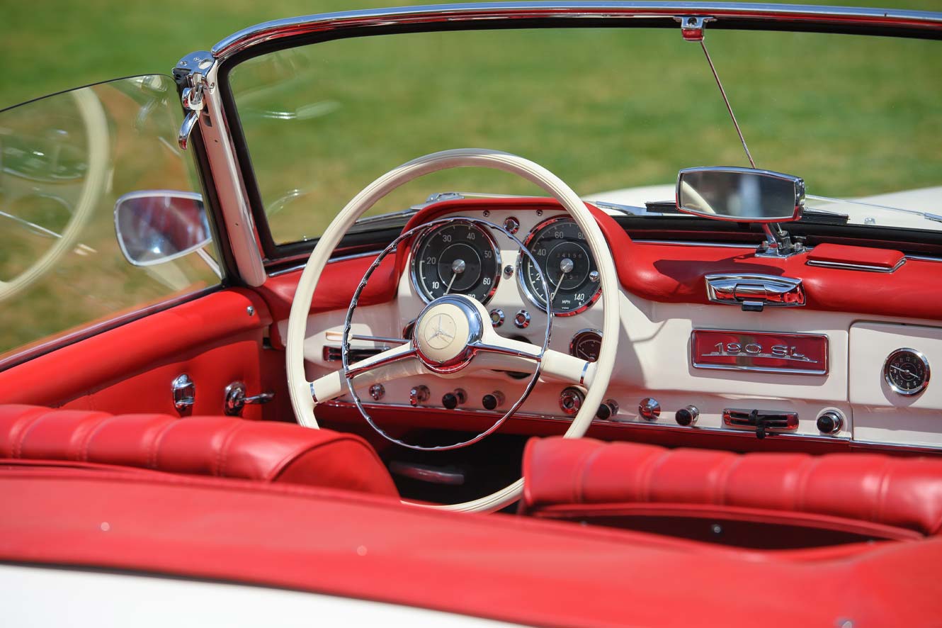 London Concours Mercedes Steering Wheel