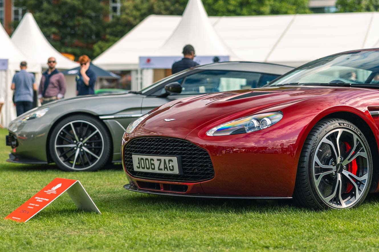 London Concours Red Aston Martin