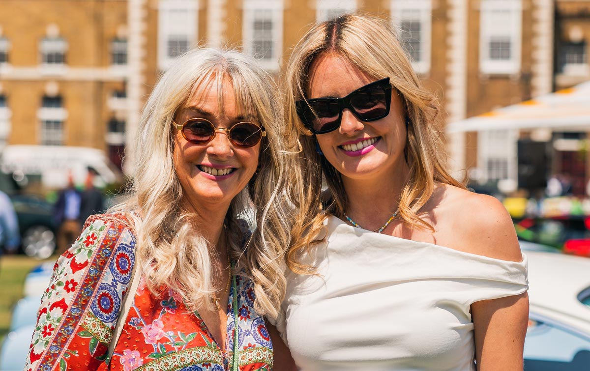 two ladies at london concours